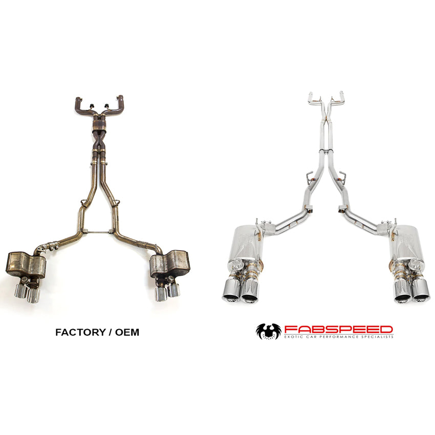 Fabspeed Valvetronic Catback Exhaust System for Maserati Ghibli 2013-2021