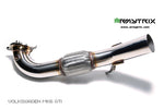ARMYTRIX High-Flow Performance Race Downpipe | Secondary Downpipe 76mm For Volkswagen Golf MK6 R20 2010-2014