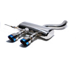 ARMYTRIX Stainless Steel Valvetronic Catback Exhaust System Dual Chrome Silver Tips For Volkswagen Golf R MK6 2010-2014