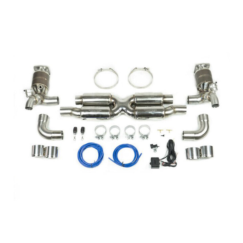 Fabspeed Valvetronic Supersport X-Pipe Exhaust System for Porsche 997.2 Turbo / Turbo S 2010-2012