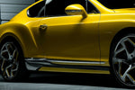 Vorsteiner Aero Side Skirts Carbon Fiber PP 2x2 Glossy BENTLEY CONTINTENTAL GT COUPE V8 BR-10RS PROGRAM (FACELIFT) - autotalent