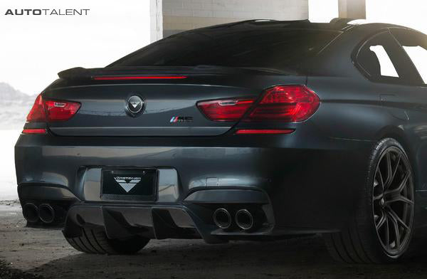 Vorsteiner Aero Rear Diffuser Carbon Fiber PP 1x1 Glossy BMW F12 M6 VRS Program - autotalent