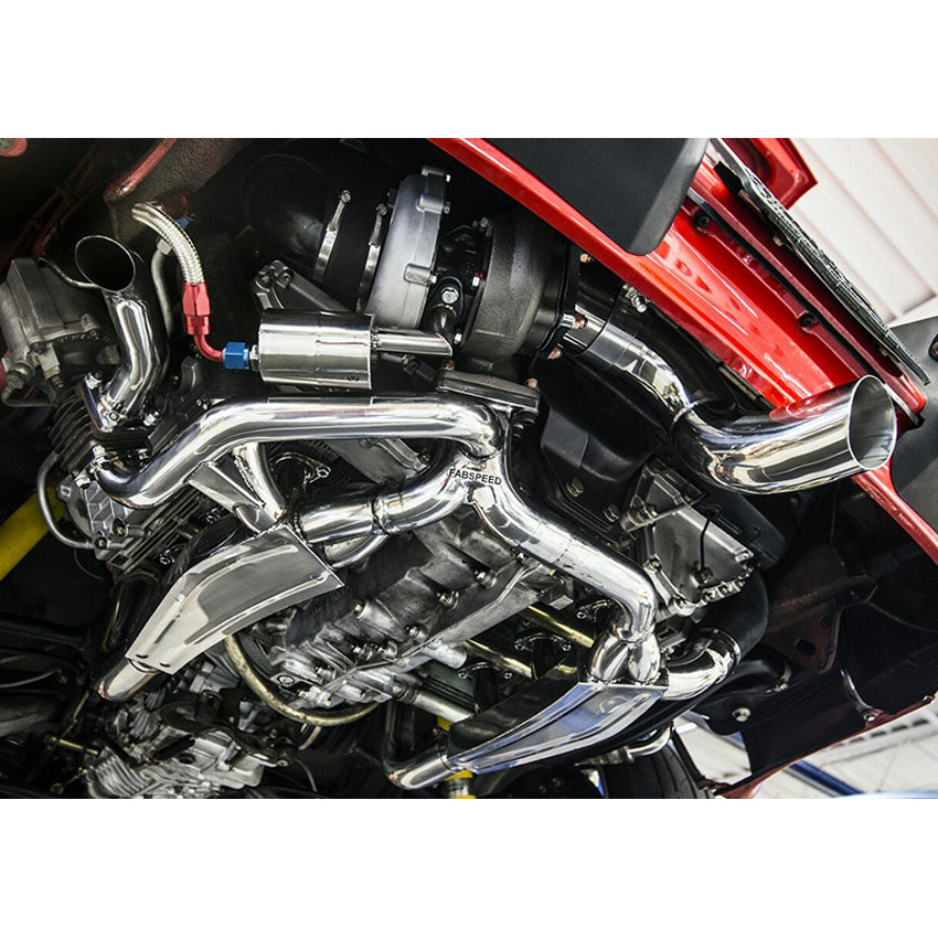 Fabspeed Muffler Bypass Zork Tube for Porsche 911 Turbo 930 1976-1989