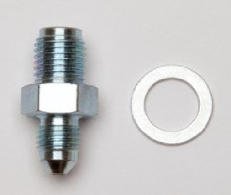 Wilwood Adapter Fitting -3an to 7/16-20 w/Crush Washer Wilwood Adapter Fitting -3an to 7/16-20 w/Crush Washer