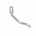 MagnaFlow 52003 oem grade direct-fit catalytic converter, rear three-quarter view of the turntable spin