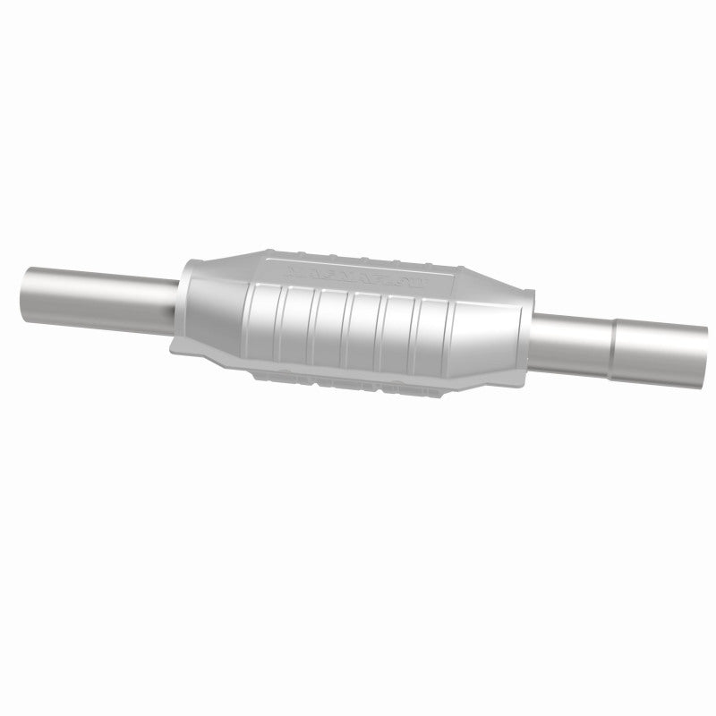 MagnaFlow 23404 hm grade direct-fit catalytic converter, side view of the turntable spin