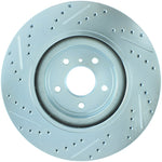 StopTech Select Sport Nissan Slotted and Drilled Front Left Rotor