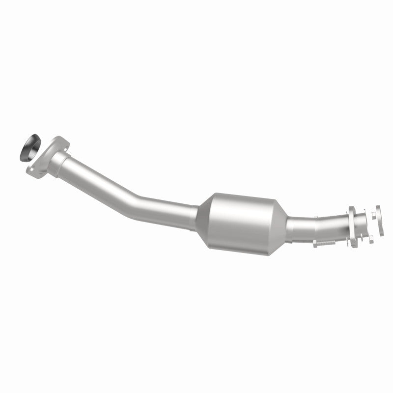 MagnaFlow 52689 oem grade direct-fit catalytic converter, side view of the turntable spin
