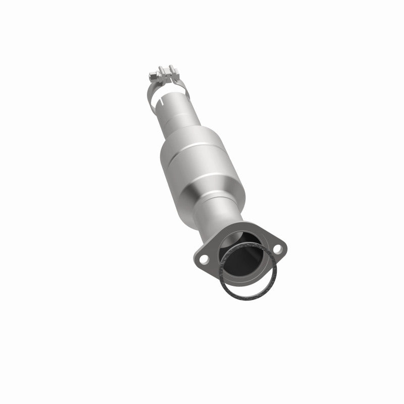 MagnaFlow 49156 oem grade direct-fit catalytic converter, opposite side view of the turntable spin