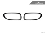 AutoTecknic Replacement Gloss Black Front Grille Surrounds - F90 M5 - autotalent