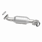 MagnaFlow 24930 hm grade direct-fit catalytic converter, side view of the turntable spin