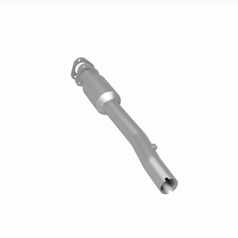 MagnaFlow 55321 hm grade direct-fit catalytic converter, rear three-quarter view of the turntable spin