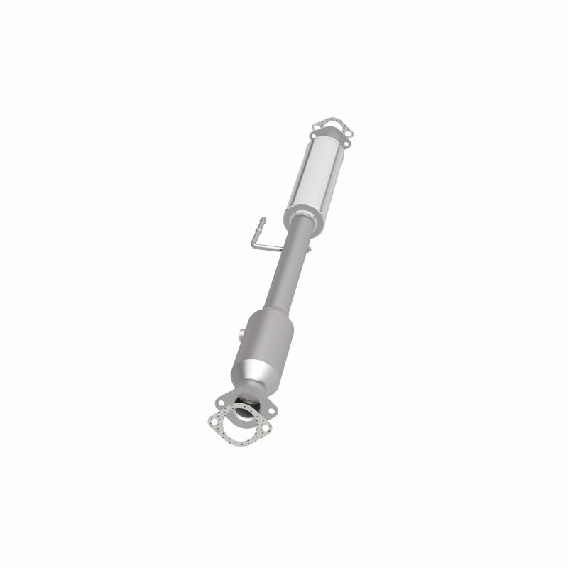 MagnaFlow 52820 oem grade direct-fit catalytic converter, side view of the turntable spin