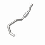 MagnaFlow 93417 hm grade direct-fit catalytic converter, rear view of the turntable spin