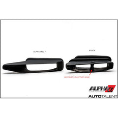 AMS Performance Alpha Carbon fiber intake lid and duct for Mercedes Benz AMG G45 - AutoTalent