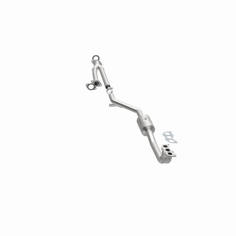 MagnaFlow 52202 oem grade manifold converter, opposite side view of the turntable spin