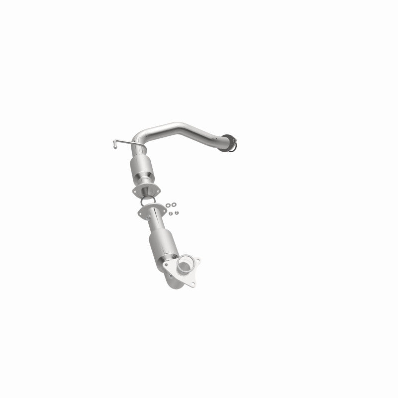 MagnaFlow 52559 oem grade direct-fit catalytic converter, opposite side view of the turntable spin