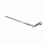 MagnaFlow 52392 oem grade direct-fit catalytic converter, opposite front three-quarter view of the turntable spin
