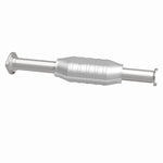 MagnaFlow 49570 oem grade direct-fit catalytic converter, side view of the turntable spin