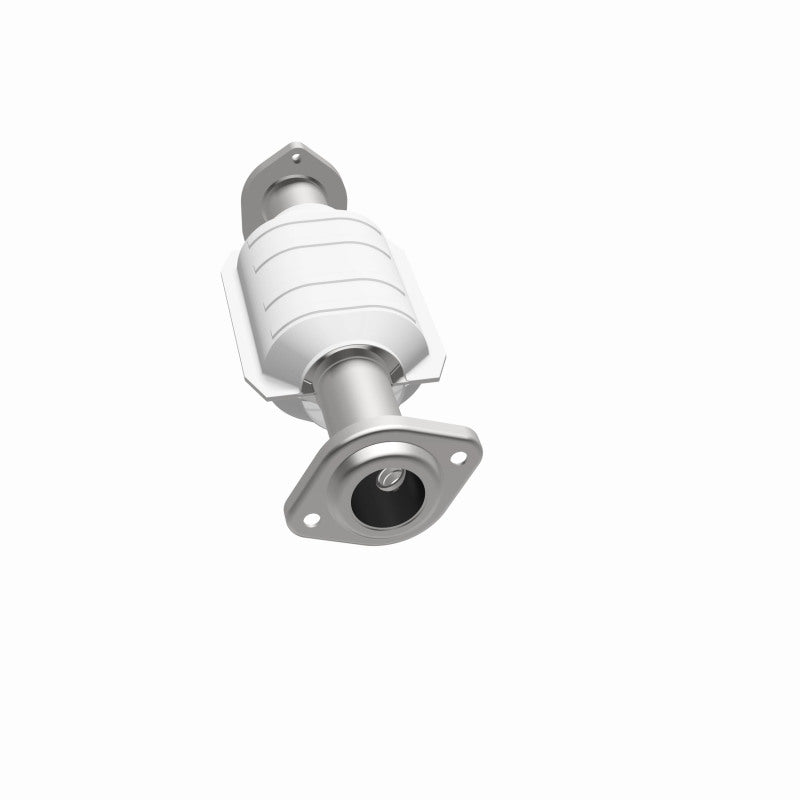 MagnaFlow 93208 hm grade direct-fit catalytic converter, opposite side view of the turntable spin