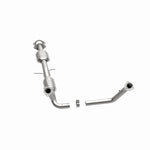 MagnaFlow 49945 oem grade direct-fit catalytic converter, opposite side view of the turntable spin