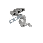 MagnaFlow 50175 hm grade manifold converter, opposite front three-quarter view of the turntable spin