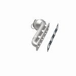 MagnaFlow 52425 oem grade manifold converter, opposite rear three-quarter view of the turntable spin