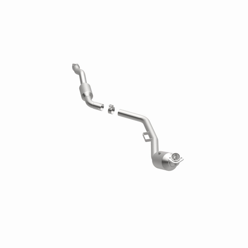 MagnaFlow 5411665 carb direct-fit catalytic converter, opposite side view of the turntable spin