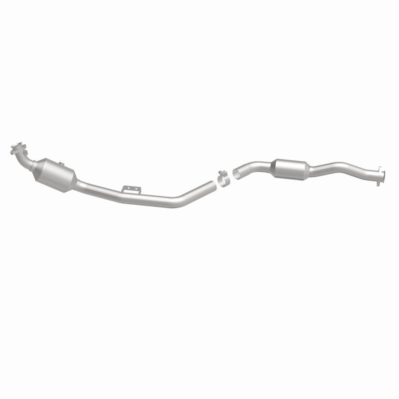 MagnaFlow 5411665 carb direct-fit catalytic converter, side view of the turntable spin