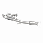 MagnaFlow 52234 oem grade direct-fit catalytic converter, side view of the turntable spin