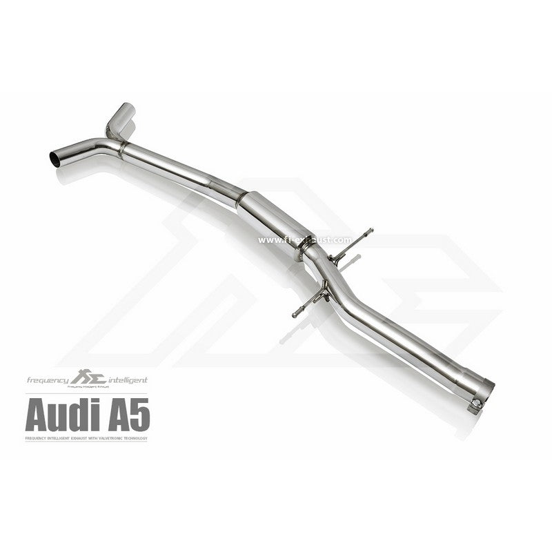 FI Exhaust Valvetronic Exhaust Mid Pipe For Audi A4 B9 - AutoTalent