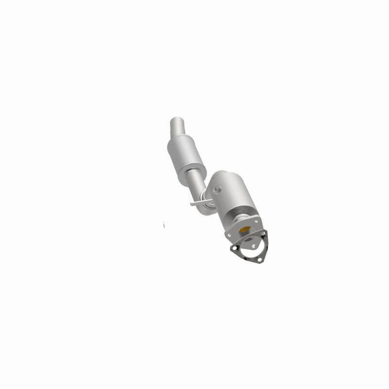 MagnaFlow 24355 hm grade direct-fit catalytic converter, opposite side view of the turntable spin