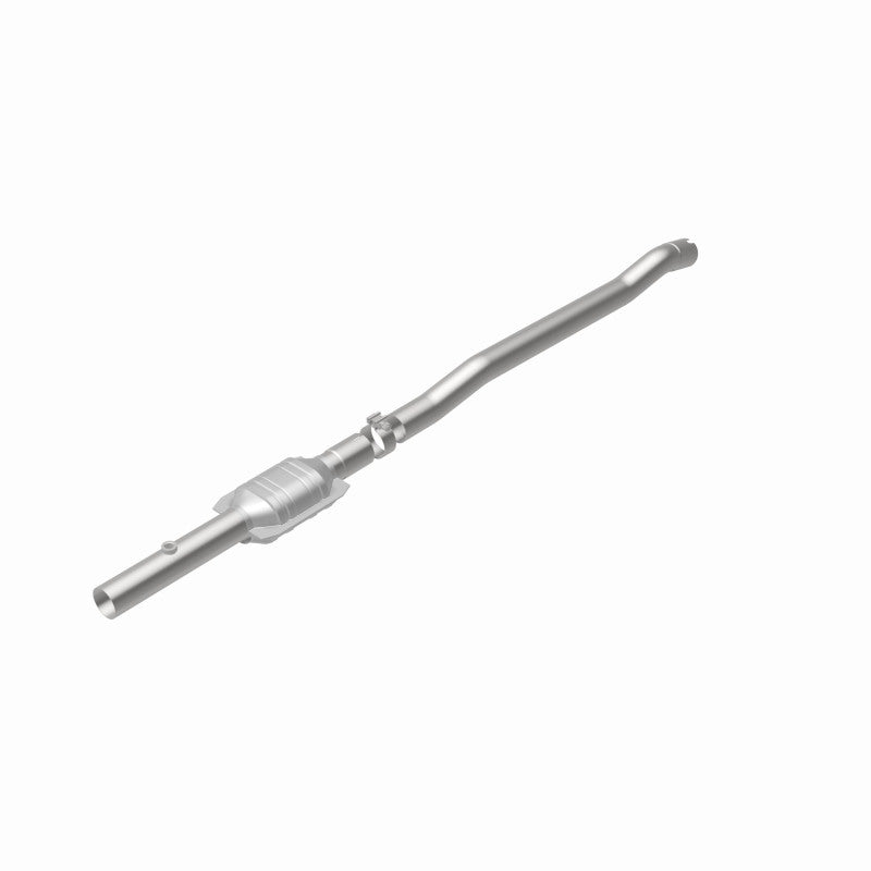 MagnaFlow 23505 hm grade direct-fit catalytic converter, rear view of the turntable spin