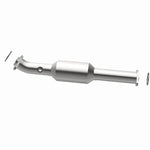 MagnaFlow 5491661 carb direct-fit catalytic converter, side view of the turntable spin