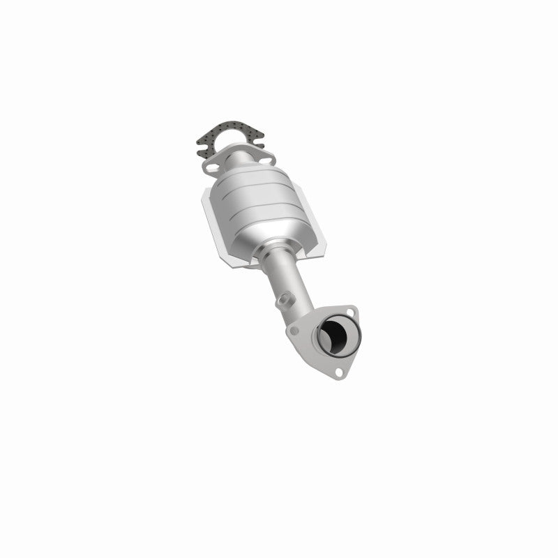 MagnaFlow 24417 hm grade direct-fit catalytic converter, opposite side view of the turntable spin