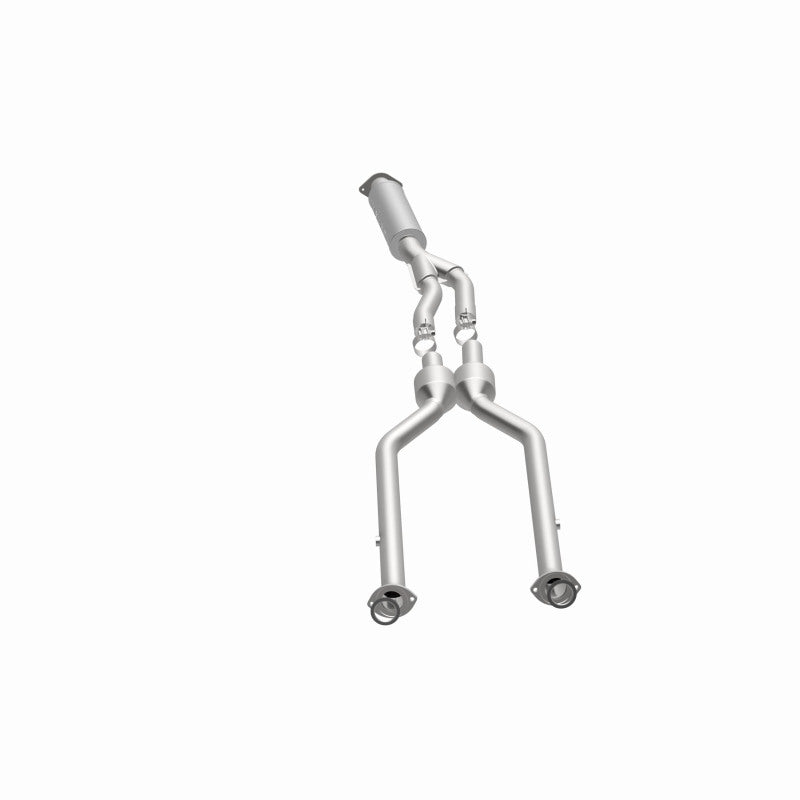 MagnaFlow 51508 oem grade direct-fit catalytic converter, opposite side view of the turntable spin