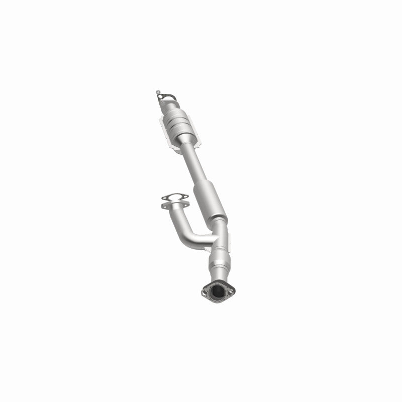MagnaFlow 24420 hm grade direct-fit catalytic converter, opposite side view of the turntable spin