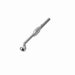 MagnaFlow 93613 hm grade direct-fit catalytic converter, opposite front three-quarter view of the turntable spin