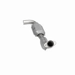 MagnaFlow 447121 carb direct-fit catalytic converter, opposite side view of the turntable spin