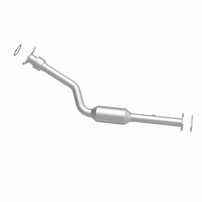 MagnaFlow 93146 hm grade direct-fit catalytic converter, side view of the turntable spin