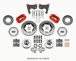 Wilwood Forged Dynalite Front Kit 11.00in Drilled Red 65-72 CDP C Body -Drum