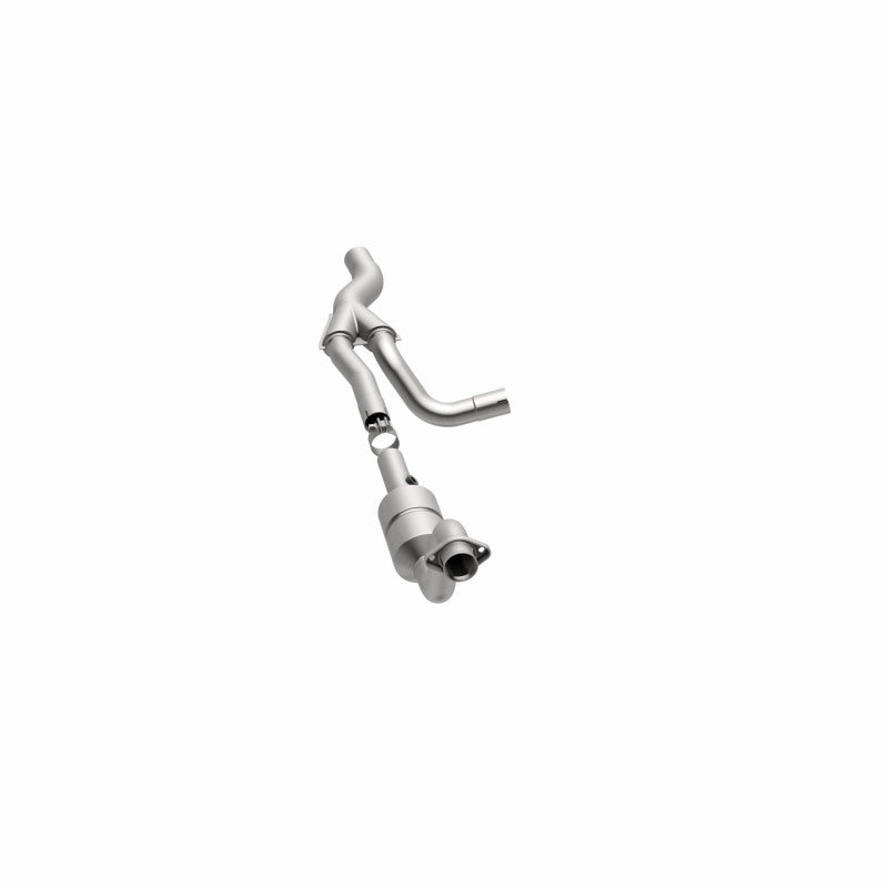 MagnaFlow 93252 hm grade direct-fit catalytic converter, opposite side view of the turntable spin