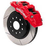 Wilwood 18-25 Jeep Wrangler (JL)/20-25 Jeep Gladiator (JT) Aero6-DM Front Brake Kit - Slotted - Red