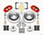 Wilwood Narrow Superlite 6R Front Hub & 1PC Rtr Kit 12.88in-Red 79-81 Camaro