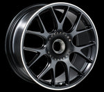 BBS CH-R 20x9 CL ET51 CB84 Satin Black Polished Rim Protector Wheel