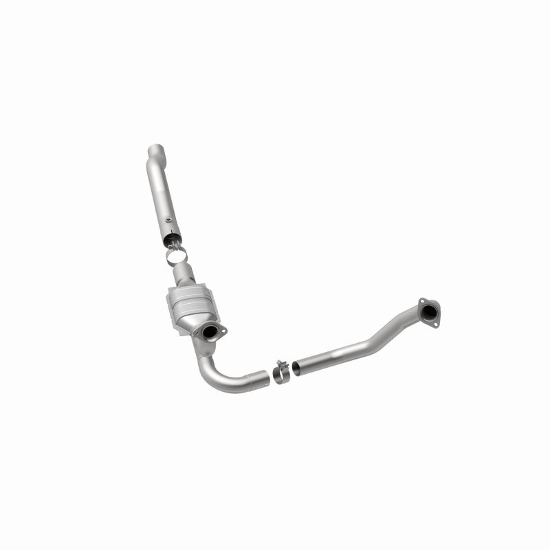 MagnaFlow 93416 hm grade direct-fit catalytic converter, opposite side view of the turntable spin