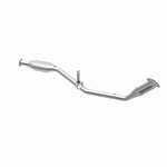 MagnaFlow 23551 epa direct-fit catalytic converter, opposite rear three-quarter view of the turntable spin