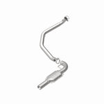 MagnaFlow 49601 oem grade direct-fit catalytic converter, rear view of the turntable spin