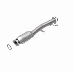 MagnaFlow 93134 hm grade direct-fit catalytic converter, rear view of the turntable spin