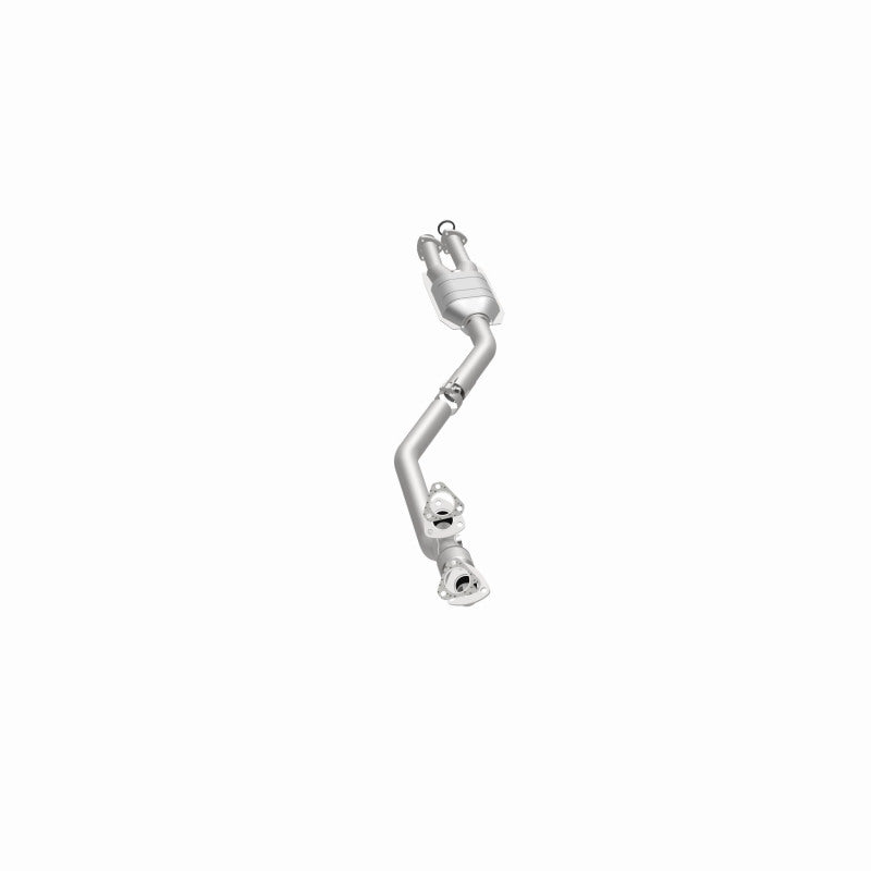 MagnaFlow 23558 epa direct-fit catalytic converter, opposite side view of the turntable spin